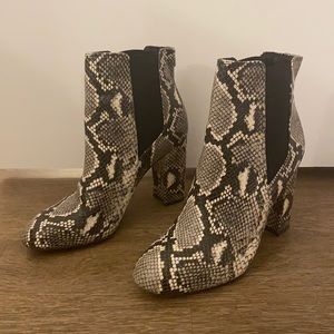 Snakeskin Booties For Sale!